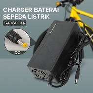 JNENCONN DC 54.6V 3A Electric Bike Scooter Battery Charger Adapter - 48V3A