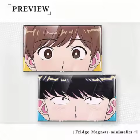 Go for It Nakamura-Kun! Fridge Magnets Anime Nakamura Hirose Acrylic Refrigerator Magnets Manga Char