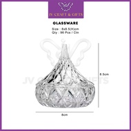 96pcs Wholesale Bulk Kaca Glassware Candle Jar Doorgift VIP kahwin Exclusive Gift Balang Bekas Kaca / 828P