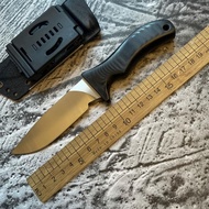 tdoor Camping Survival Tactical Straight Knife 9Cr18Mov