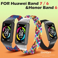 for Huawei Band 6 Honor Band 6 Strap Nylon Woven Replacement Wristband for Huawei Band 7