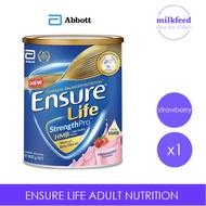 [Single Tin]Ensure Life Adult Nutrition StrengthPro - Strawberry 800g