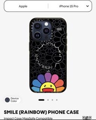 Casetify Smile (Rainbow) 村上隆 iPhone 15 Pro 手機殼