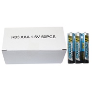 ถ่าน PSI ใส่รีโมทคอนโทรล AAA แพ็คกล่อง 50 ก้อน ถ่านรีโมท AAA