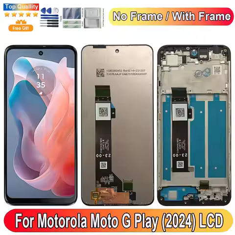 6.5''For Motorola Moto G Play (2024) LCD Display Screen Touch Panel Digitizer Replacement Parts Scre