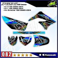 Decal Sticker Striping Variasi Fullbody KLX 150 Lama 2009-2014 - Decal KLX L 150 Lama - Decal KLX S 