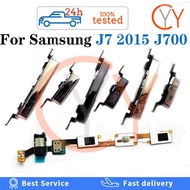For Samsung Galaxy J7 2015 J700 J700F J700H J700M J700T Home Button Flex Cable Power volume button W