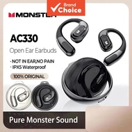 Monster AC330 Earphones TWS Wireless OWS 360 Surround HiFi Stereo HD Call Noise Reduction IPX5 Water
