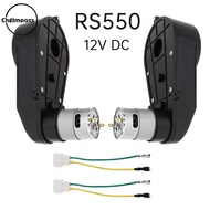 ChgImposs 2cps RS555 มอเตอร์ไฟฟ้ากระแสตรงความเร็วสูง 6V / 12V / 24V พร้อมกระปุกเกียร์สำหรับเด็กรีโมท