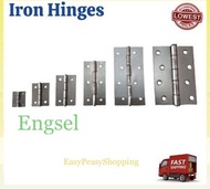 IRON HINGES/ DOOR HINGES /ENGSEL BESI /ENSEL PINTU (READY STOCK)