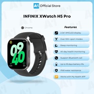 Infinix XWatch H5 Pro | 2.06" AMOLED | BT Calling | 100+ Sports Modes | IP68 | Up to 18 Days Battery