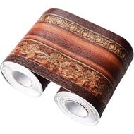 Amhao 3D Pattern Floral 4.2x196.8 Wallpaper Border Decor Removable Self Adhesive Kitchen Bathroom Ti