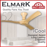 Ceiling Fan 52" Elmark iCool International Brand Taiwan Made