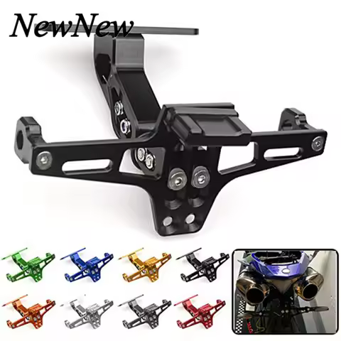 Motorcycle Universal Adjustable Fender Eliminator Tail Tidy Rear License Plate Holder For Kawasaki Z