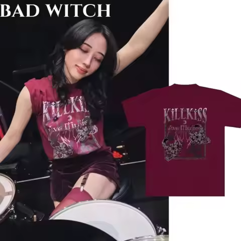 BanG Dream Ave Mujica KiLLKiSS Akane Yonezawa Nyamu Yūtenji Printed Anime T-shirt Casual Student Loo