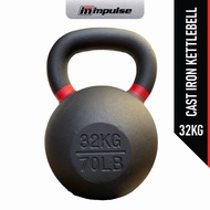 Gym 32kg Commercial Cast Iron Kettlebell Powder Coated Weight Strength Home Gym Fitness Sport Equipm