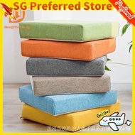 8 cm thickness, fine linen cushion, 35d high density foam sofa cushion / cushion / floor mat, wooden