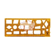 Butterfly BT-2020 Flow Chart Mold Mall - FlowChart Engineering Ruler Template Mall Screen Printing