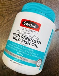 現貨‼️Swisse Ultiboost 無腥味高濃度魚油1500mg 400粒