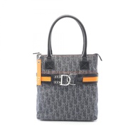 【二手】Dior Flight Line Trotter 手提包，靛藍色/橙色牛仔皮革，女士