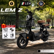 ★LEM★ Electric Bike 2 SEATER Electric bicycle RECHARGEABLE Electric Scooter  ADULT KIDS Model LEM Z