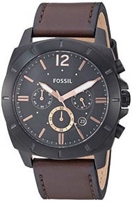 Fossil Men s Privateer Sport Stainless Steel and Leather Multifunction Quartz Watch