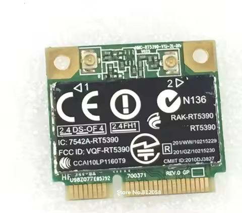 New RALINK RT5390 Half Mini PCI-E Wireless Card For HP 436 435 431 4230S 4330S For COMPAQ CQ57 G7 SP