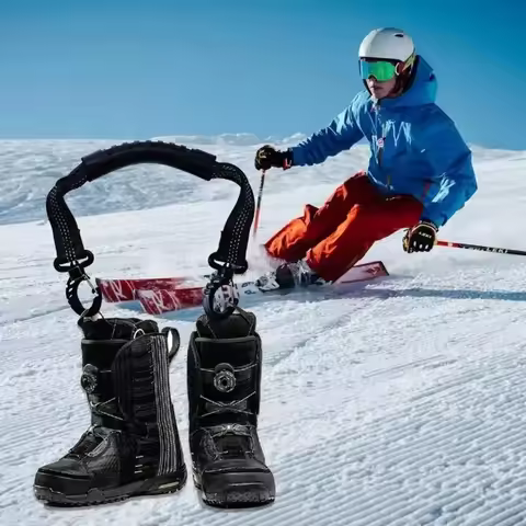 Adjustable Ski Boot Strap Nylon Roller Skate Shoe Lifter Ice Skates Carrying Straps Winter Sport Ski