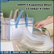 A4 File Folder Transparent File Folder Document Bag A4 File Document Bag Folio Size Document File Ba