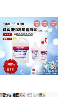 日本🇯🇵 可食用消毒酒精噴霧