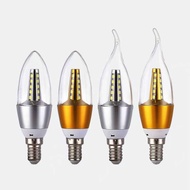 LED Candle Bulb Crystal Light Source E14 E27 5W LED Sharp Bulb Gypsophila Tail Bulb Light Source