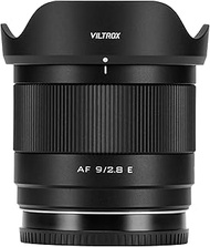 VILTROX 9mm F2.8 E, AF 9mm F2.8 E Mount Lens for Sony E, APS-C Prime Wide Angle Lens for Sony a6400 