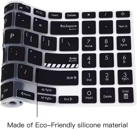 Waterproof Silicone Laptop Keyboard Cover Protector Skin For ASUS Vivobook Pro 15 OLED N6506 N6506MU