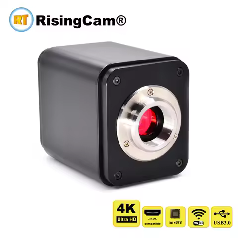 RisingCam 4K Ultra HD Max 60fps HDMI USB WiFi GE port output imx678 1/1.8" Sensor 4K digital microsc