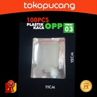 OPP PLASTIC 11 x 12 cm GLASS PLASTIC 11x12cm PACKAGING 100PCS