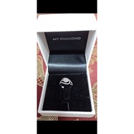 375W GOLD DIAMOND RING NEW