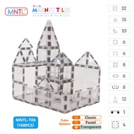 MNTL Star magnetic tiles 108PCS Transparent Color Toys for kids Educational Building Block STEAM