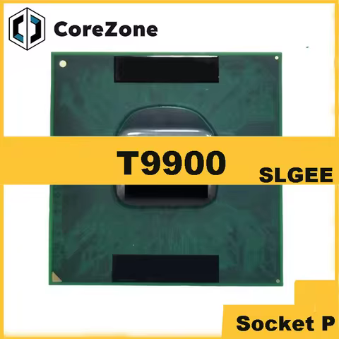 Core 2 Duo T9900 SLGEE CPU Laptop Processor 3.0 GHz Dual Core Dual Thread 6M 35W Socket P