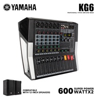 YAMAHA KG-4/KG-6 มืออาชีพ 4/6-channel มิกเซอร์พลังงานสูงพร้อมเครื่องขยายเสียง all-in-one เครื่องหน้า