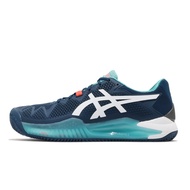 Asics Tennis Shoes Gel-Resolution 8 Clay Men's Dark Blue Red Dedicated [ACS] 1041A076401