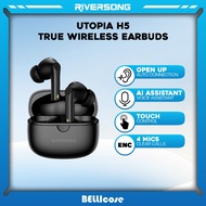 Riversong Utopia H5 True Wireless ENC IPX5 Earbuds  - Warranty by Riversong Malaysia