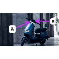 YADEA E8S PRO (Electric Bike) Fairing Trim-Moonlight Silver, Fairing Black YADEA