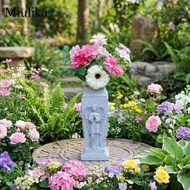 [Miulika] Resin Cemetery Vase Memorial Grave Vase Grave Flowers Holder, Artificial or Fresh Flowers,