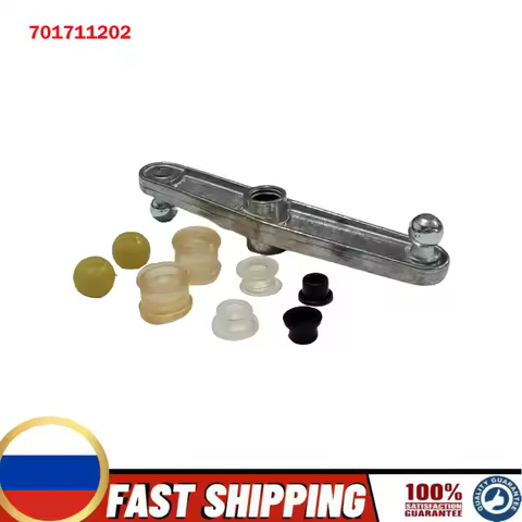 9 PCS/Set Car Gear Shifter Linkage Lever Silver Replacement Repair Kit Fit for VW Transporter T4 Van