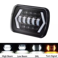 Headlamp Lampu Daymaker Led Kotak 7inch Jeep Katana Feroza L300 - Headlamp Daymaker Kotak