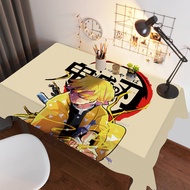 【有间包铺DIAN】 Demon Slayer Tablecloth Cartoon nime Fabric Japanese Style Student Decoration nti-dust Cl