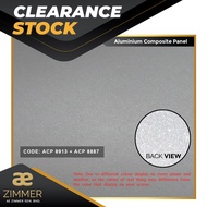 AE ZIMMER [CLEAR STOCK] AWNING ACP 4x8ft 4x10ft 4x11ft 4x12ft 4x14ft 4x16f 4x18f 4mm Thickness ACP S