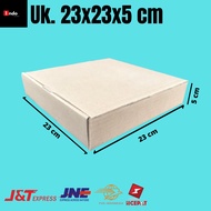 PIZZA BOX CARDBOARD Size 23x23x5 cm POLOS