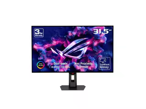 ASUS ROG Strix 32" Dual Mode UHD 4K 240Hz FHD 480Hz with AMD FreeSync Premium Pro & G-Sync Compatibl