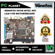 WINNFOX H61M INTEL H61 LGA1155 MOTHERBOARD